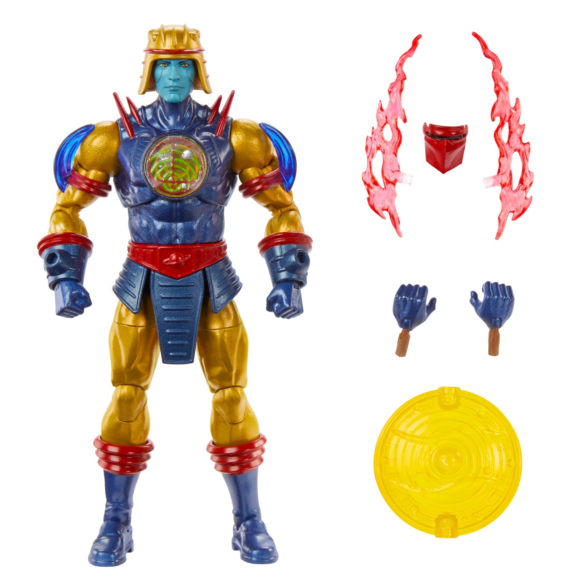 Masters of the Universe MOTU Figura de acción Sy-Klone para coleccionistas con accesorios, colección Masterverse, juguete +6 años (HYC55