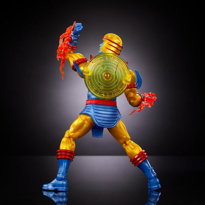 Masters of the Universe MOTU Figura de acción Sy-Klone para coleccionistas con accesorios, colección Masterverse, juguete +6 años (HYC55