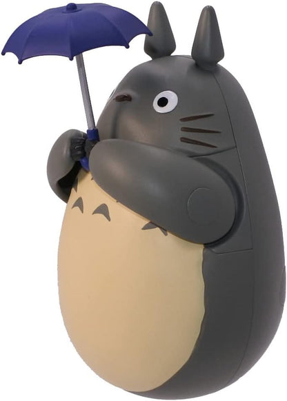 My Neighbor Totoro Round Bottomed Figurine Big Totoro With Leaf 7 Cm
