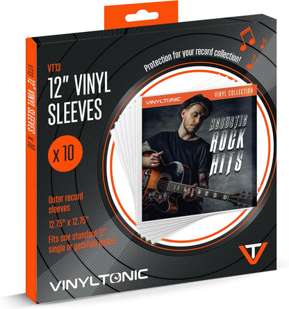 `Vinyl Tonic: Pvc 12`` Sleeve (10 Pack) (Buste Vinile)`