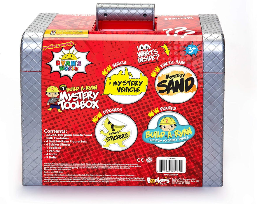 Ryan's World BK10799 Ryan's Mystery Tool Box