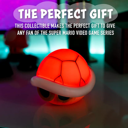 Paladone Super Mario Red Shell Light with Sound | Gaming Home Décor | Officially Licensed Nintendo Merchandise