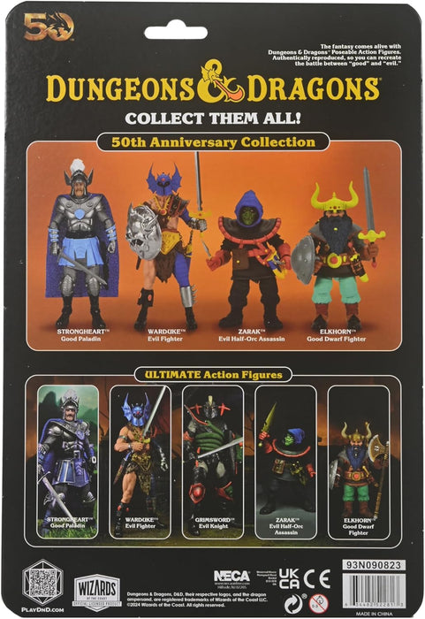 NECA- Dungeons & Dragons 7” Scale Action 50th Anniversary Strongheart Figure Merchadising, Multicolor (52281