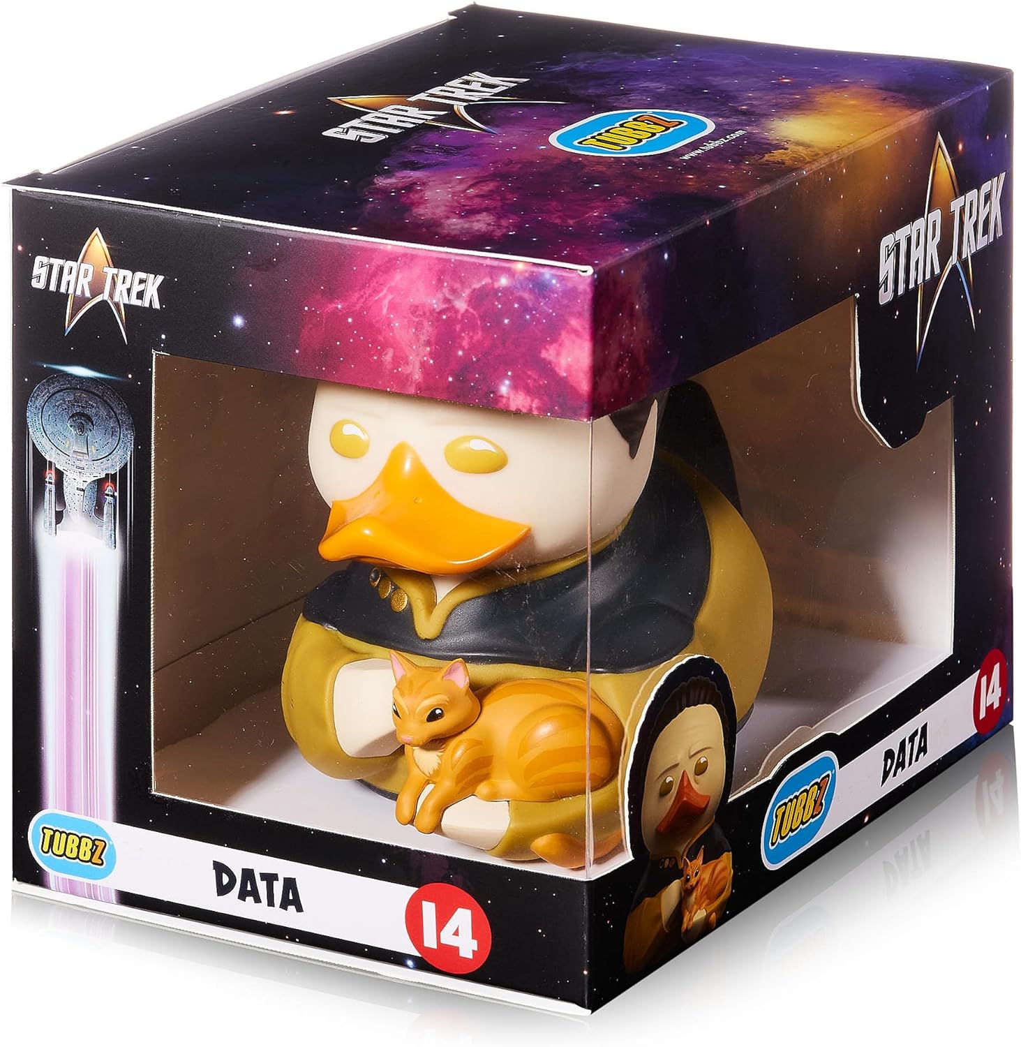 TUBBZ Boxed Edition Data Collectible Vinyl Rubber Duck Figure - Official Star Trek Merchandise - TV, Movies & Video Games