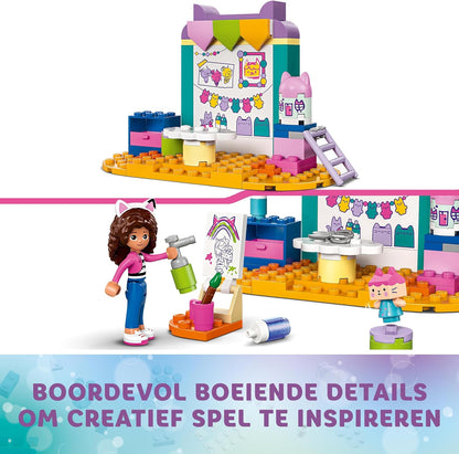 LEGO Gabby’s Dollhouse Crafting with Baby Box Toy for 4 Plus Year Old Kids, Girls & Boys, Preschool Learning Toys for Imaginative play, Birthday Gift Idea 10795