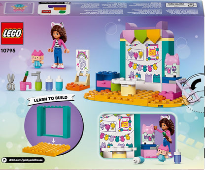 LEGO Gabby’s Dollhouse Crafting with Baby Box Toy for 4 Plus Year Old Kids, Girls & Boys, Preschool Learning Toys for Imaginative play, Birthday Gift Idea 10795
