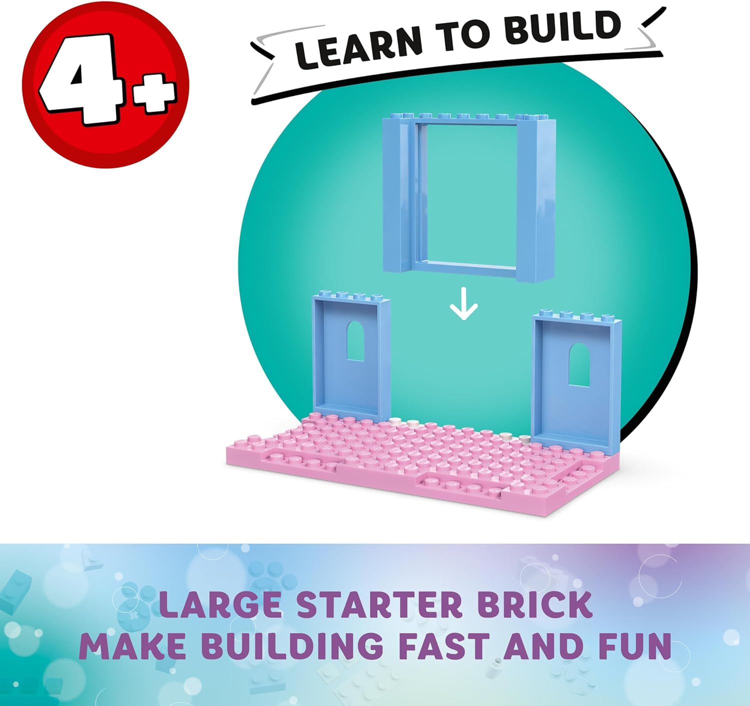LEGO Gabby’s Dollhouse Gabby’s Kitty Care Ear Animal Playset for Kids, Role-Play Toy for 4 Plus Year Old Girls & Boys, with Slide and Figures, Birthday Gift for Kids 10796