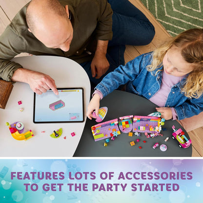 LEGO Gabby’s Dollhouse Gabby’s Party Room Disco Playset for Kids, DJ Entertainment Toy with Slide and Animal Figures, Creative Role Play Gift for 4 Plus Year Old Girls & Boys 10797