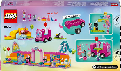 LEGO Gabby’s Dollhouse Gabby’s Party Room Disco Playset for Kids, DJ Entertainment Toy with Slide and Animal Figures, Creative Role Play Gift for 4 Plus Year Old Girls & Boys 10797
