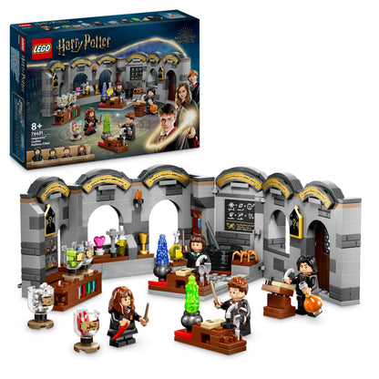 LEGO Harry Potter Hogwarts Castle: Potions Class Set, Buildable Wizarding World Toy for 8 Plus Year Old Boys, Girls & Kids, with 4 Character Minifigures Incl. Hermione Granger, Magical Gift Idea 76431