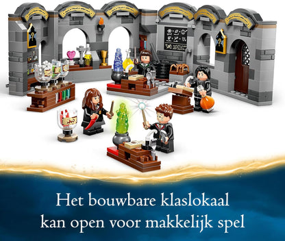 LEGO Harry Potter Hogwarts Castle: Potions Class Set, Buildable Wizarding World Toy for 8 Plus Year Old Boys, Girls & Kids, with 4 Character Minifigures Incl. Hermione Granger, Magical Gift Idea 76431