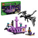 LEGO Minecraft The Ender Dragon and End Ship, Toy for 8 Plus Year Old boys & Girls, Features an Enderman Figure, Video-Game Building Set for Independent Play, Gamer Gifts for Kids 21264