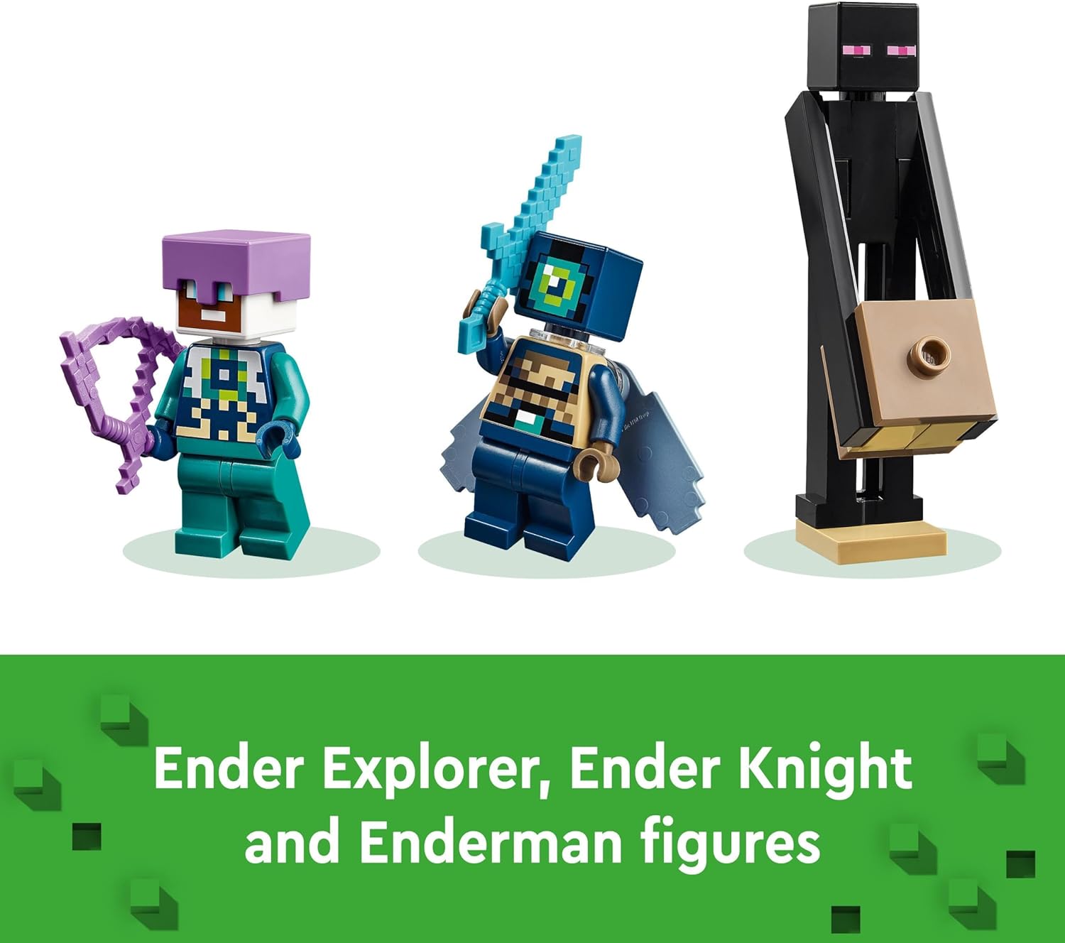 LEGO Minecraft The Ender Dragon and End Ship, Toy for 8 Plus Year Old boys & Girls, Features an Enderman Figure, Video-Game Building Set for Independent Play, Gamer Gifts for Kids 21264
