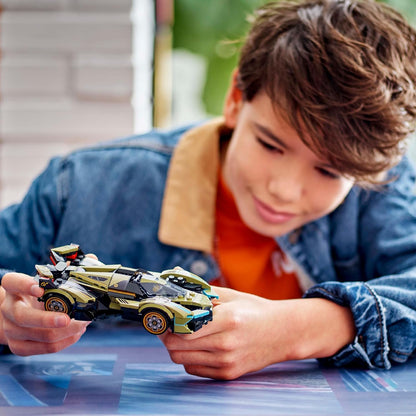 LEGO Speed Champions Lamborghini Lambo V12 Vision GT Super Car Toy for 10 Plus Year Old Boys & Girls, Buildable Vehicle Model Set, Kids' Bedroom Decoration, Birthday Gift Idea 76923