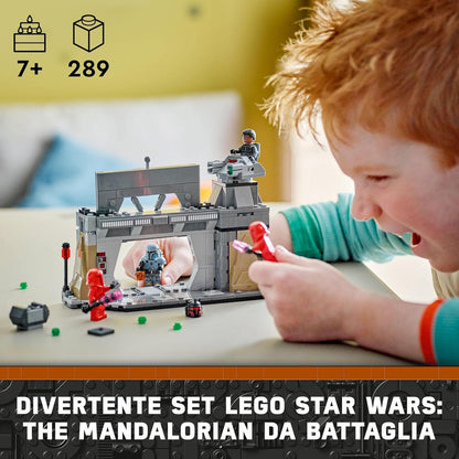 LEGO Star Wars: The Mandalorian Paz Vizsla and Moff Gideon Battle, Collectible Building Toy for Kids, with 4 Character Minifigures, Creative Gift Idea for 7 Plus Year Old Boys and Girls 75386