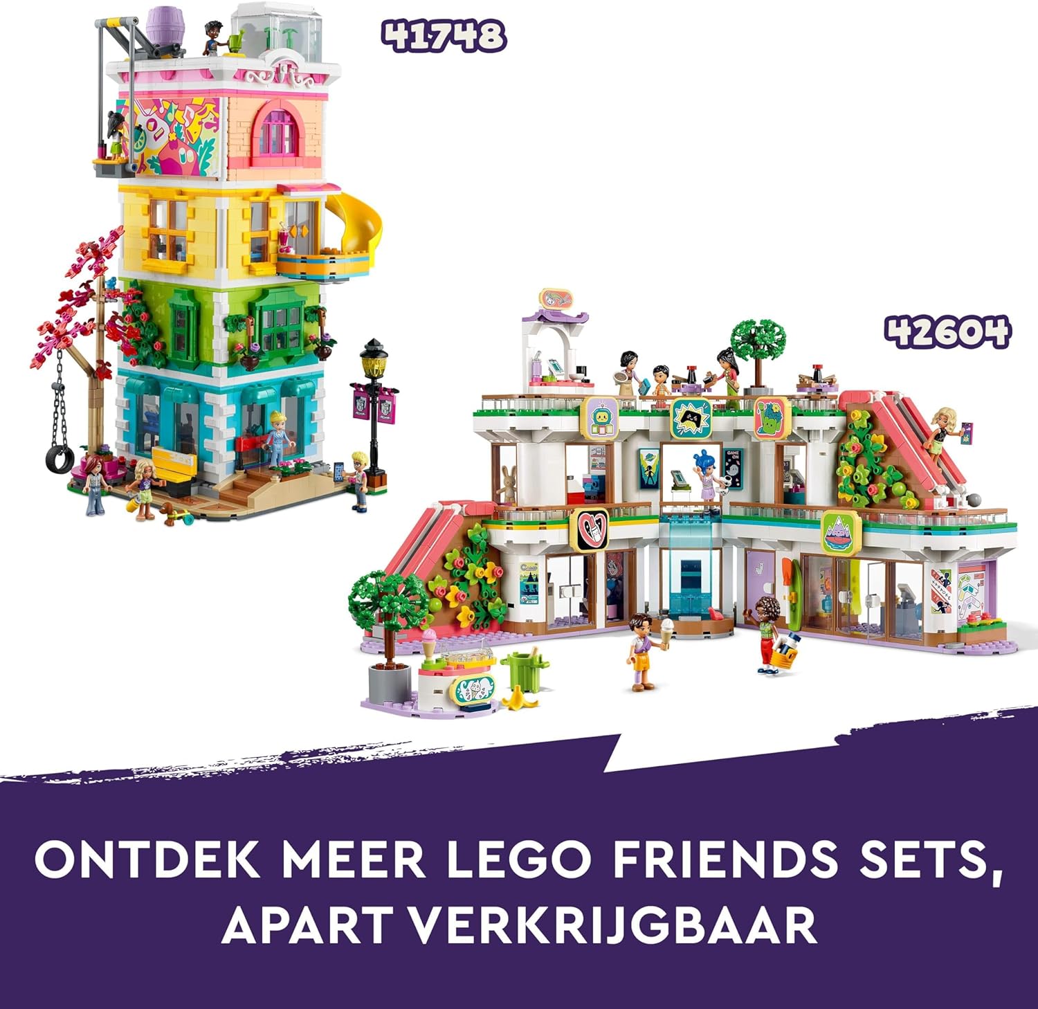 LEGO Friends Heartlake City Preschool Classroom Playset, Learning Toys for 4 Plus Year Old Girls, Boys & Kids, Creative Pretend-Play with 2 Mini-Dolls and 4 Micro-Dolls, Birthday Gift Idea 42636