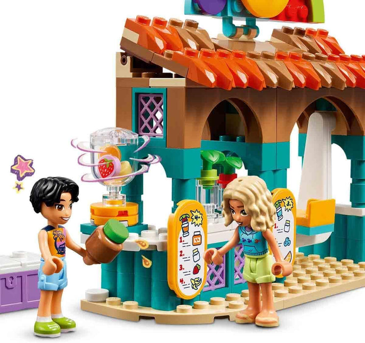 LEGO Friends Beach Smoothie Stand, Kids’ Pretend Play Food Set, Gift Idea for Girls and Boys Aged 6 and over, with 2 Mini-Dolls, a Turtle Figure and Accessories 42625