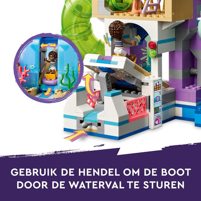 LEGO Friends Heartlake City Water Park Playset, Building Toy for 8 Plus Year Old Girls, Boys & Kids, Educational Set for Pretend Play, with 3 Mini-Dolls and a Micro-Doll, Imaginative Gift Idea 42630