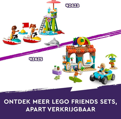 LEGO Friends Heartlake City Water Park Playset, Building Toy for 8 Plus Year Old Girls, Boys & Kids, Educational Set for Pretend Play, with 3 Mini-Dolls and a Micro-Doll, Imaginative Gift Idea 42630