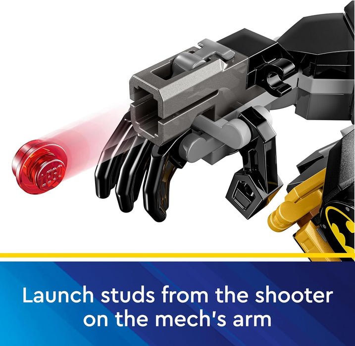 LEGO DC Batman Mech Armour Super-Hero Toy for Kids, Collectible Set with Robot Action Figure and Minifigure, Small Creative Gift for 6 Plus Year Old Boys, Girls 76270