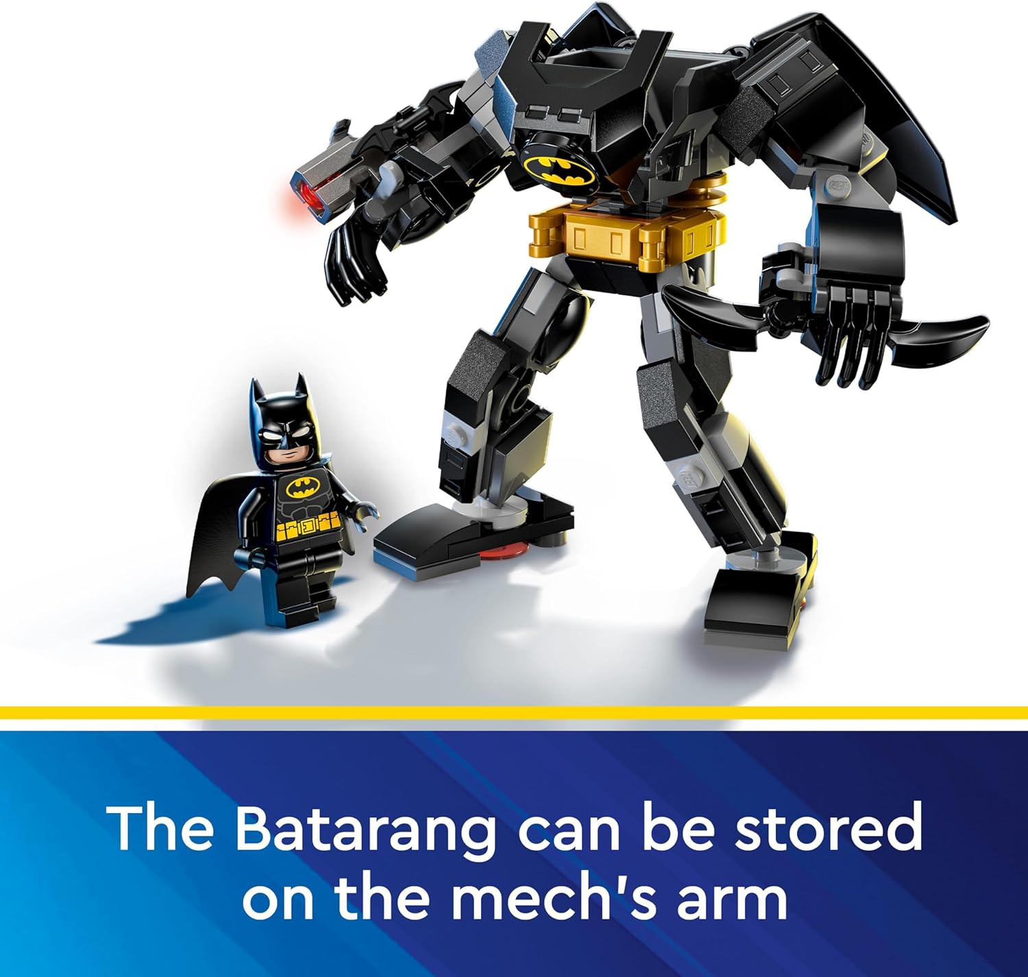 LEGO DC Batman Mech Armour Super-Hero Toy for Kids, Collectible Set with Robot Action Figure and Minifigure, Small Creative Gift for 6 Plus Year Old Boys, Girls 76270
