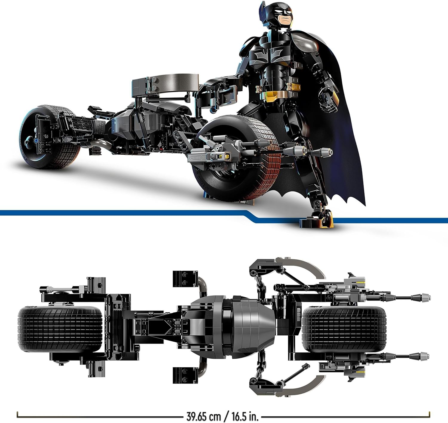LEGO DC Batman: Batman Construction Figure & the Bat-Pod Bike Set, Cool Super-Hero Toy for 12 Plus Year Old Kids, Boys & Girls, Action Playset with Motorbike Model, Birthday Gift Idea for Teens 76273