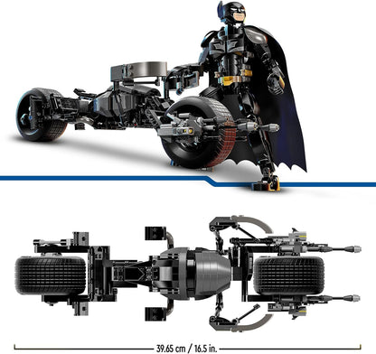 LEGO DC Batman: Batman Construction Figure & the Bat-Pod Bike Set, Cool Super-Hero Toy for 12 Plus Year Old Kids, Boys & Girls, Action Playset with Motorbike Model, Birthday Gift Idea for Teens 76273