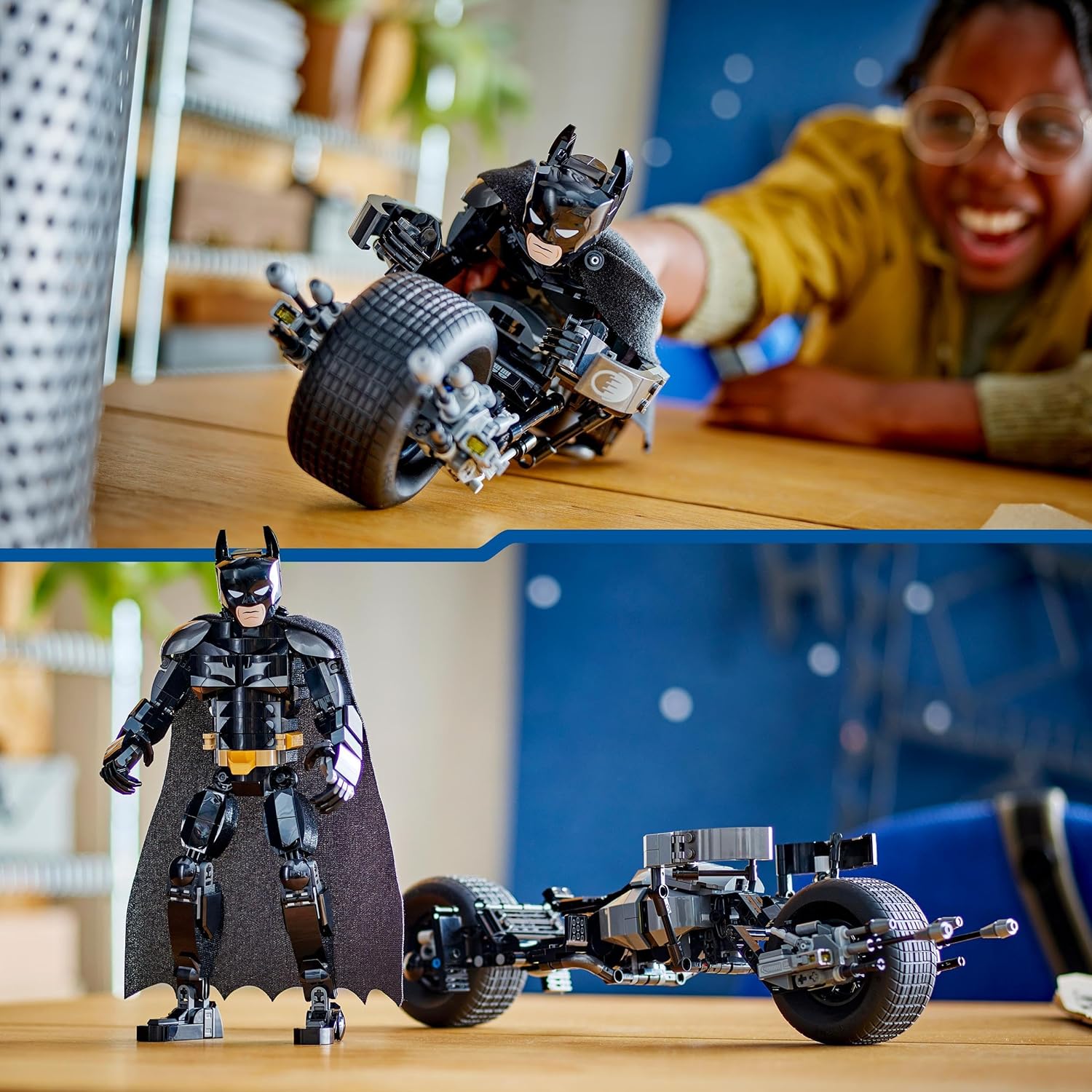 LEGO DC Batman: Batman Construction Figure & the Bat-Pod Bike Set, Cool Super-Hero Toy for 12 Plus Year Old Kids, Boys & Girls, Action Playset with Motorbike Model, Birthday Gift Idea for Teens 76273