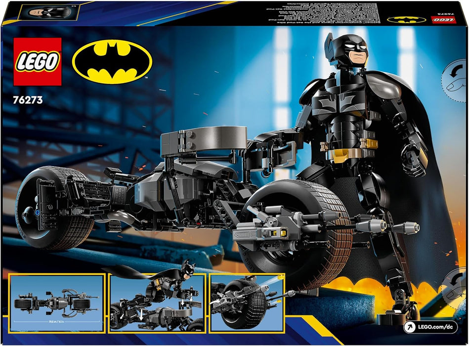 LEGO DC Batman: Batman Construction Figure & the Bat-Pod Bike Set, Cool Super-Hero Toy for 12 Plus Year Old Kids, Boys & Girls, Action Playset with Motorbike Model, Birthday Gift Idea for Teens 76273