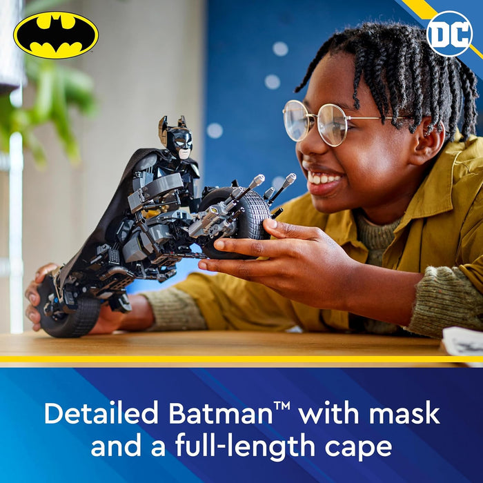 LEGO DC Batman: Batman Construction Figure & the Bat-Pod Bike Set, Cool Super-Hero Toy for 12 Plus Year Old Kids, Boys & Girls, Action Playset with Motorbike Model, Birthday Gift Idea for Teens 76273