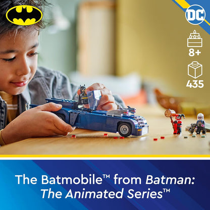 LEGO DC Batman with the Batmobile vs. Harley Quinn & Mr. Freeze, Car Toy, Super-Hero Vehicle Set, with 3 Minifigures, Birthday Gift for 8 Plus Year Old Boys and Girls 76274