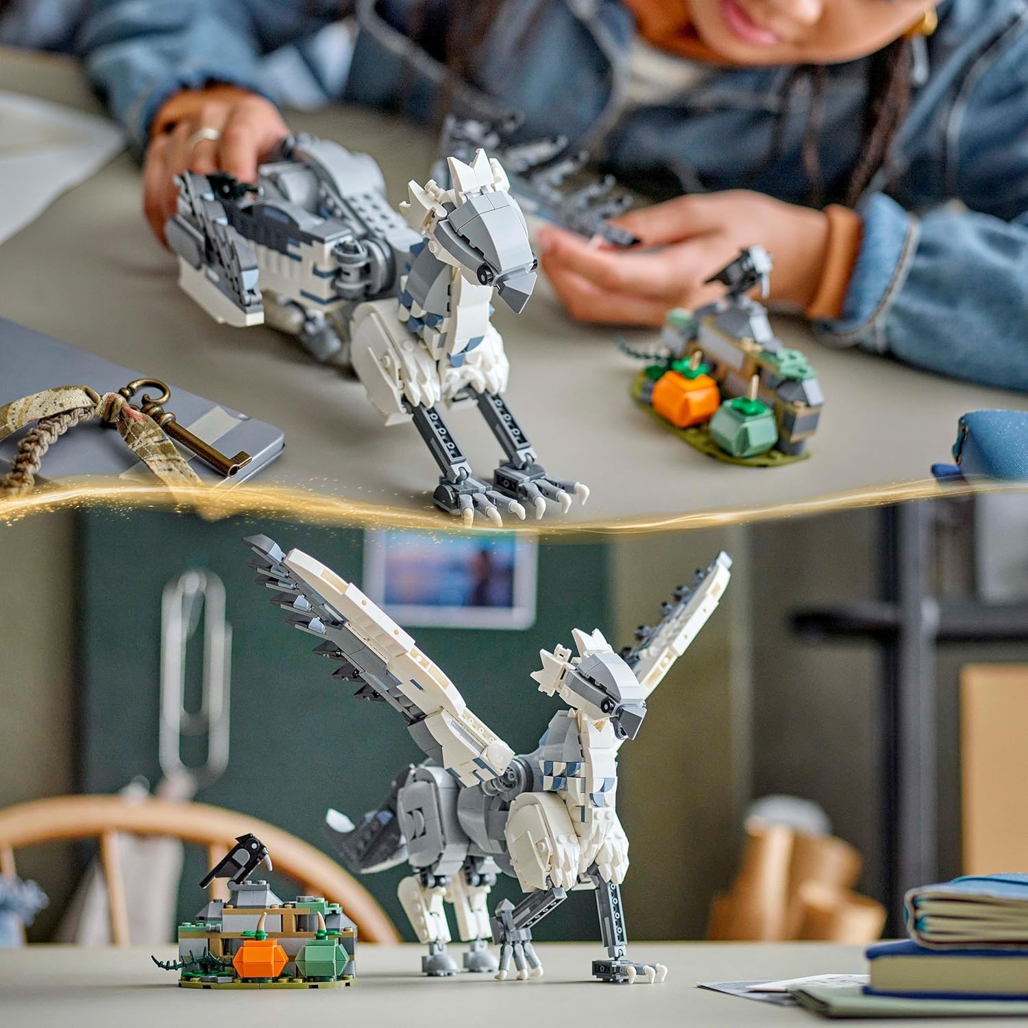 LEGO Harry Potter Buckbeak, Hippogriff Toy, Magical Creature Figure, Collectible, Creative Kids’ Bedroom Decoration, Wizarding World Gift Idea for 9 Plus Year Old Boys, Girls and Fans 76427