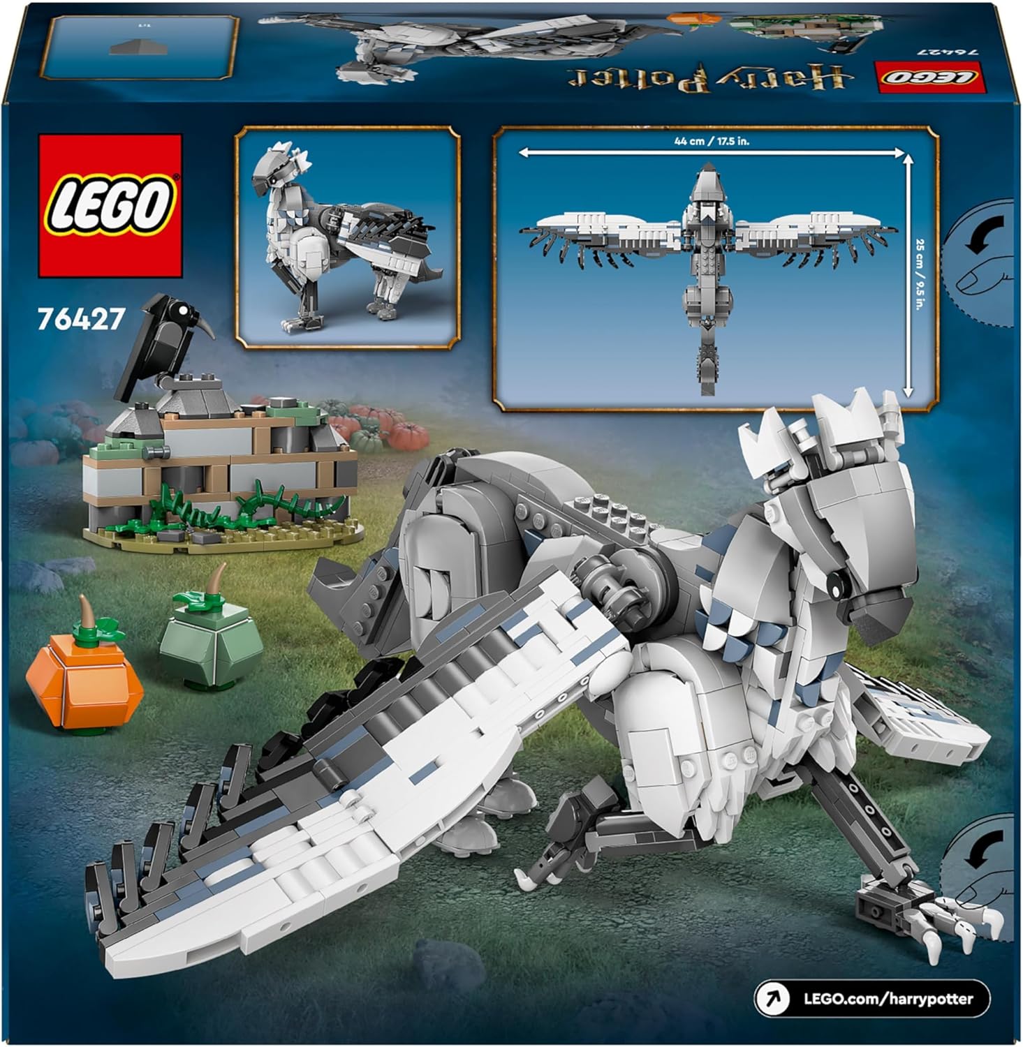 LEGO Harry Potter Buckbeak, Hippogriff Toy, Magical Creature Figure, Collectible, Creative Kids’ Bedroom Decoration, Wizarding World Gift Idea for 9 Plus Year Old Boys, Girls and Fans 76427