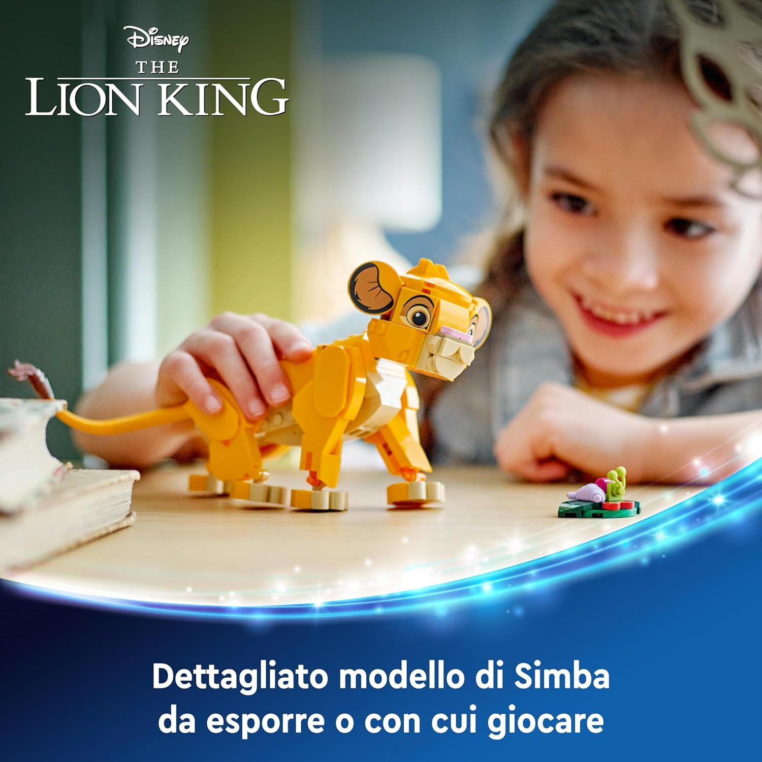 LEGO Disney Simba the Lion King Cub Building Toy for 6 Plus Year Old Girls & Boys, Construction Figure Playset, 1994 Movie Memorabilia Set, Gift Idea for Kids 43243