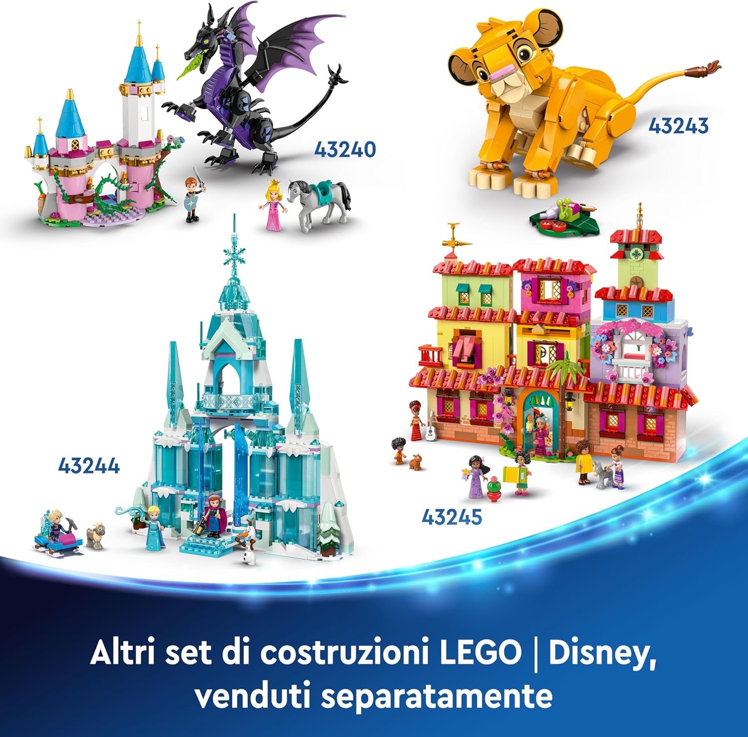 LEGO ǀ Disney Schneewittchens Schmuckkassette, Bauspielzeug für Kinder mit Schneewittchen, der bösen Königin und Armband, Geschenk für Mädchen und Jungen ab 6 Jahren 43276