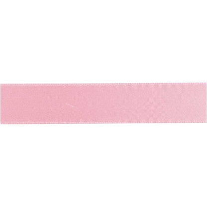 Satin Ribbon, W: 20 mm, rose, 6m