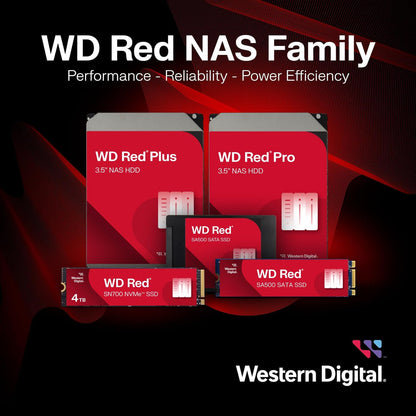 WD Red Pro 8TB NAS Disco Duro Interno 3,5" – 7200 RPM Clase, SATA 6Gb/s, CMR, 512MB Caché