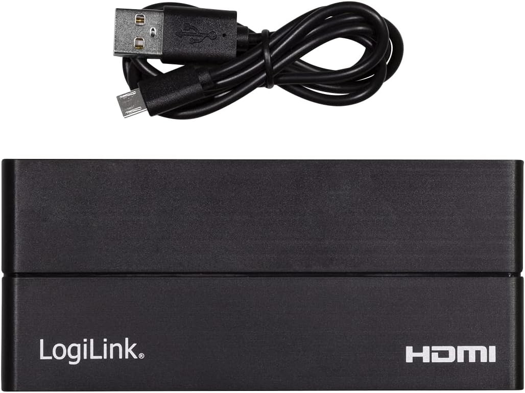 `LogiLink HDMI-Splitter 1x4-Port, 4K/60Hz, Downscal`
