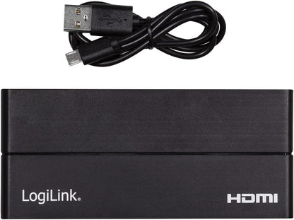 `LogiLink HDMI-Splitter 1x4-Port, 4K/60Hz, Downscal`
