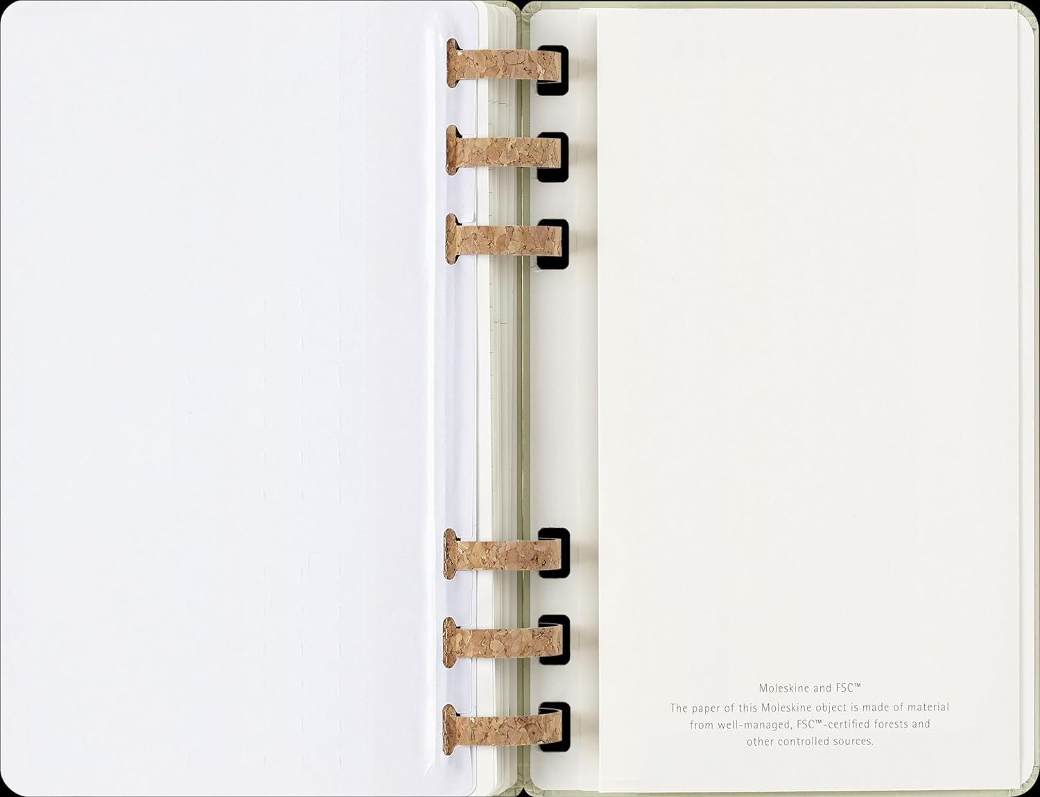 Moleskine Weekly & Monthly Planner, Spiral 12-Month 2025, Hard Cover and Elastic Closure, Crush Kiwi Color, Large Format 15x21 cm
