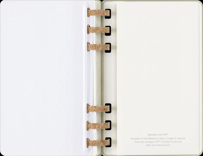 Moleskine Weekly & Monthly Planner, Spiral 12-Month 2025, Hard Cover and Elastic Closure, Crush Kiwi Color, Large Format 15x21 cm