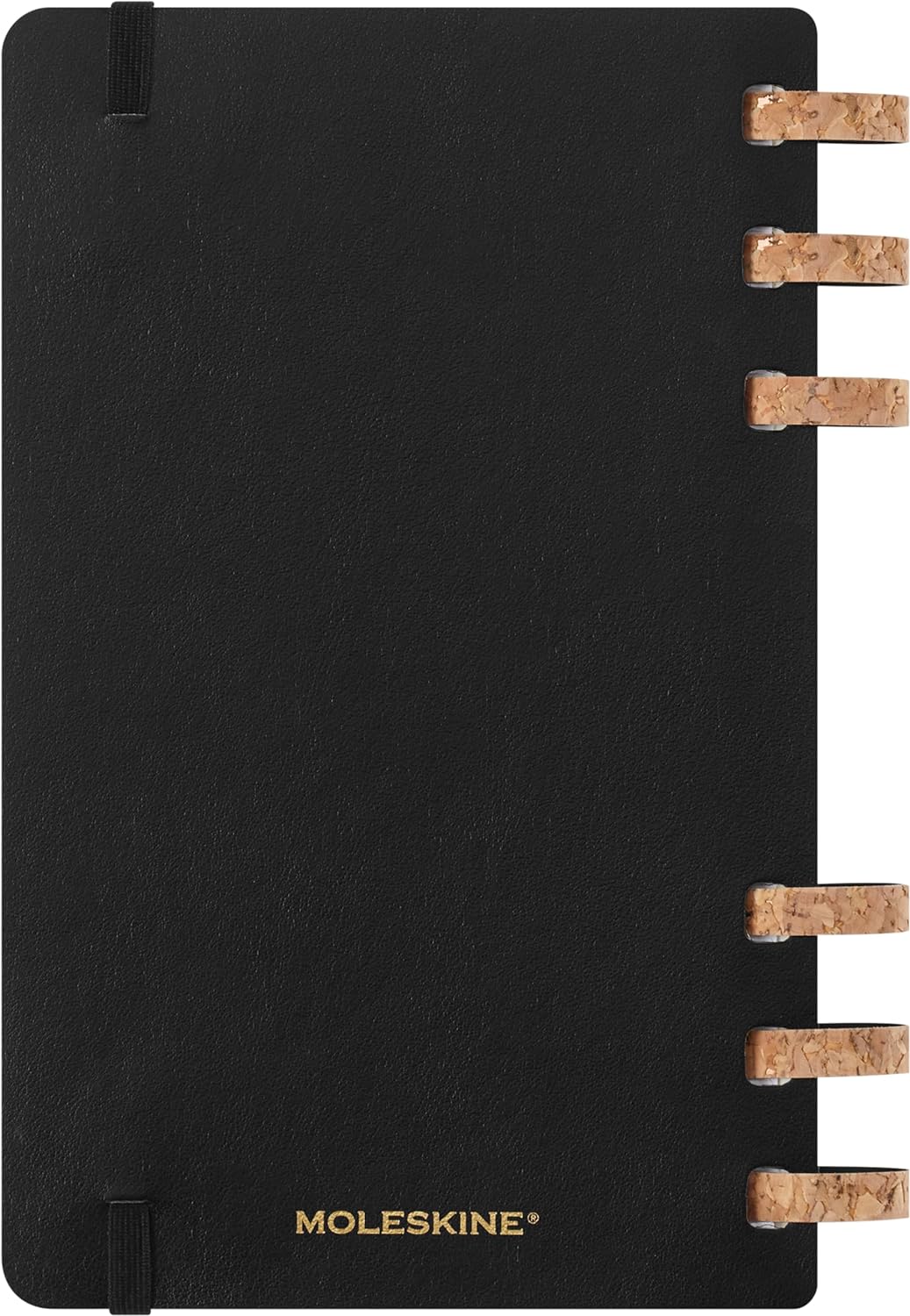 Moleskine Weekly & Monthly Planner, Spiral 12-Month 2025, SoftCover and ElasticClosure, BlackColor, LargeFormat 15x21 cm