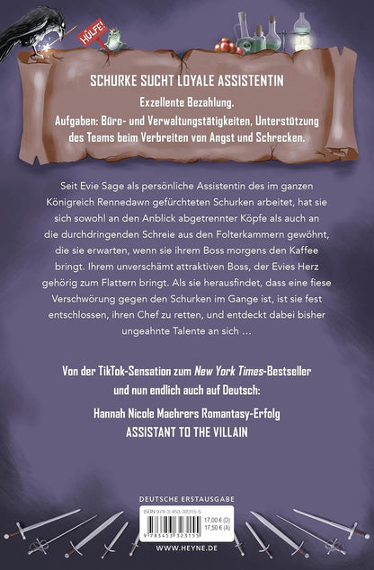 Assistant to the Villain: Mit farbig gestaltetem Buchschnitt – nur in limitierter Erstauflage der gedruckten Ausgabe - Roman (Assistant to the Villain-Reihe, Band 1