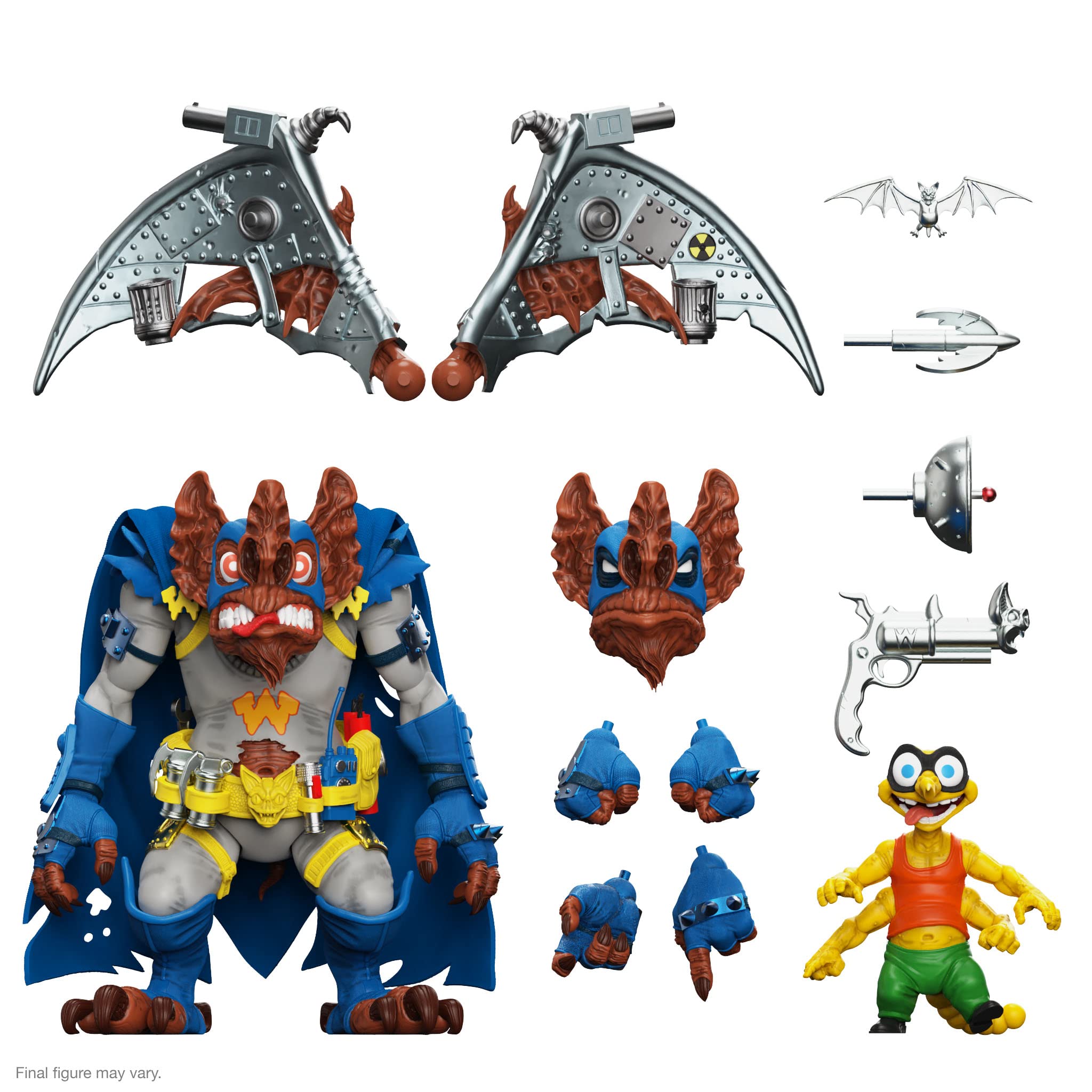 Super7 Teenage Mutant Ninja Turtles Wingnut and Screwloose - ULTIMATES! 7 in Action Figure
