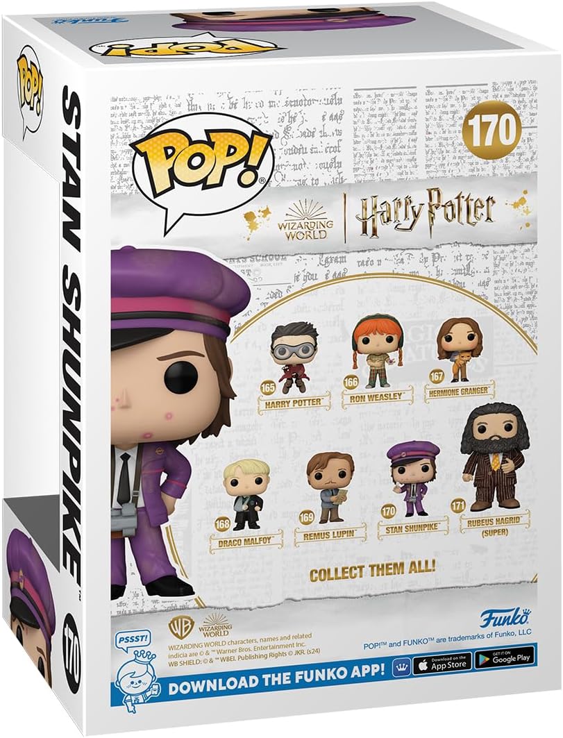 Funko POP! Movies: Harry Potter Prisoner Of Azkaban - Stan Stanley Stan Shunpike - Collectable Vinyl Figure - Gift Idea - Official Merchandise - Toys for Kids & Adults - Movies Fans