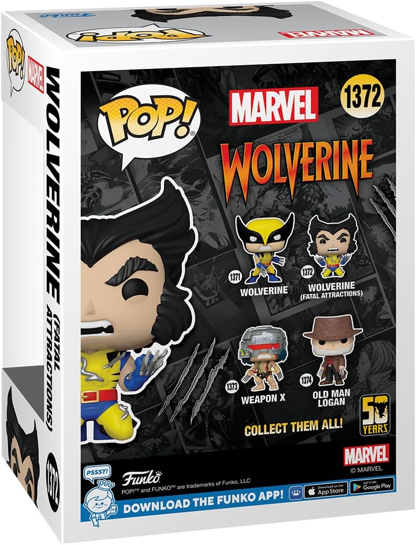Funko Pop! Marvel: Wolverine 50th Anniversary - Wolverine (Fatal Attractions