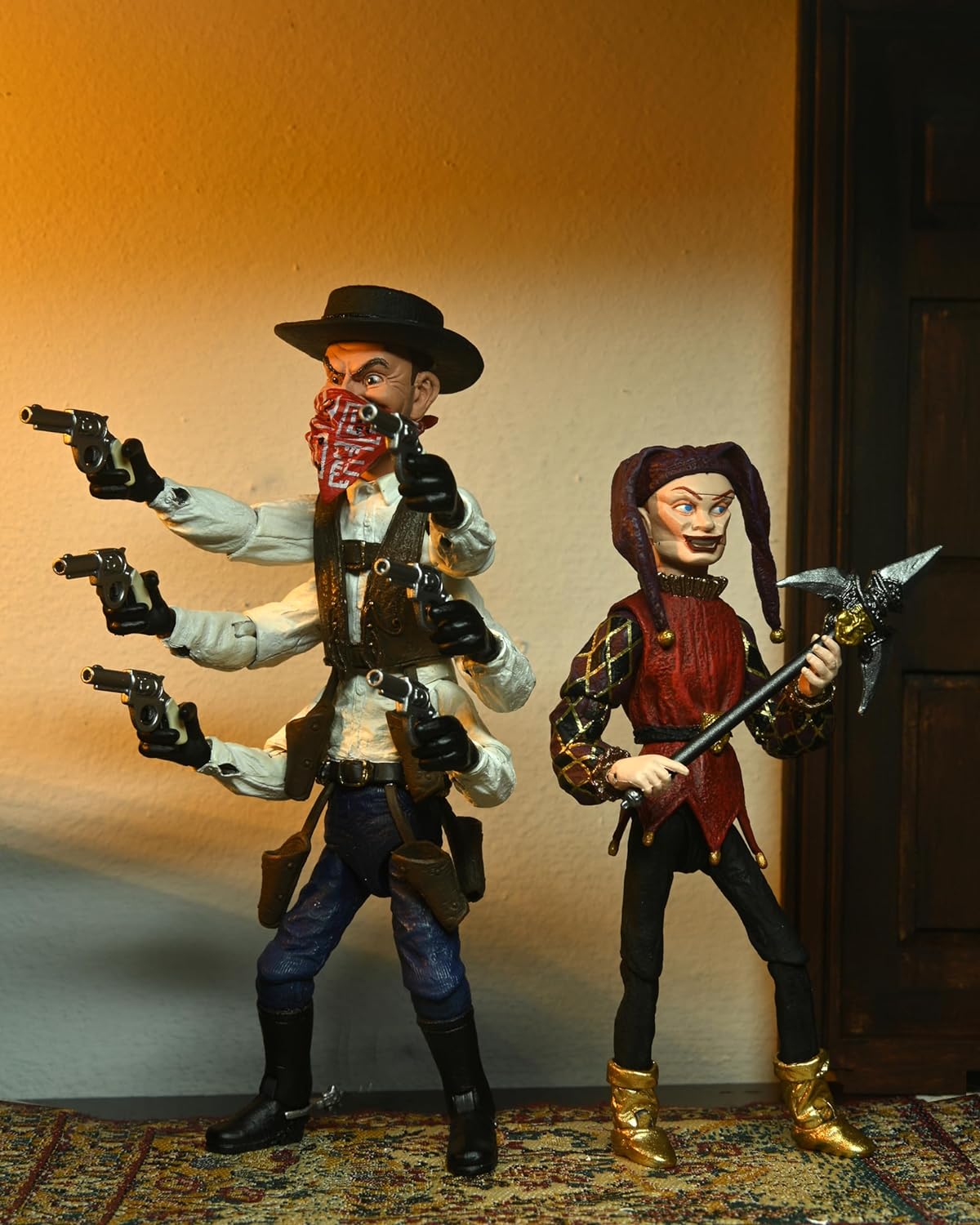 Puppet Master pack 2 figurines Ultimate Six-Shooter & Jester 18 cm