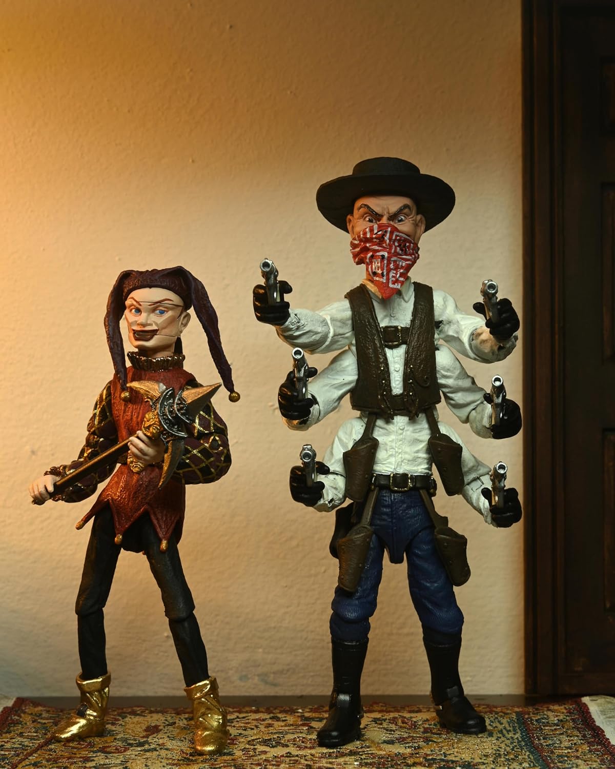 Puppet Master pack 2 figurines Ultimate Six-Shooter & Jester 18 cm