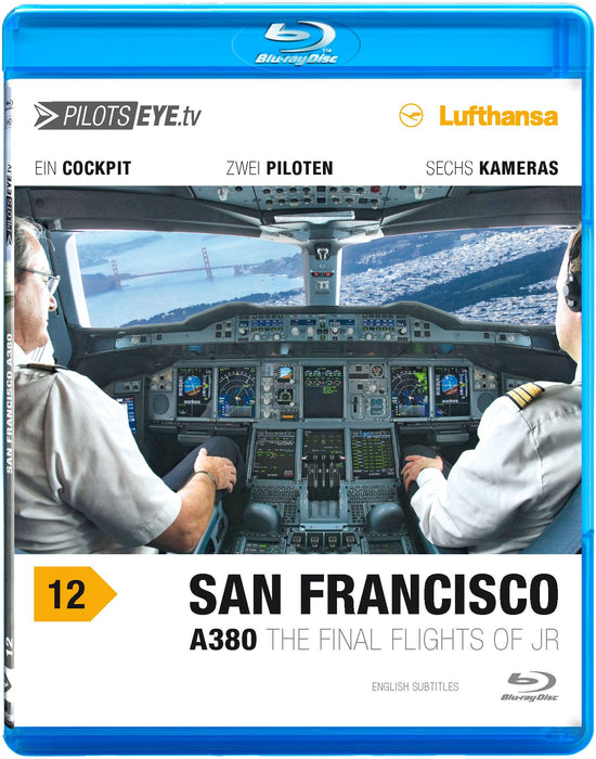PilotsEYE.tv | A380 SAN FRANCISCO |:| Blu-ray Disc® |:| Flightdeck LUFTHANSA | A380 | The final flights of JR | Bonus: Toulouse Simulator