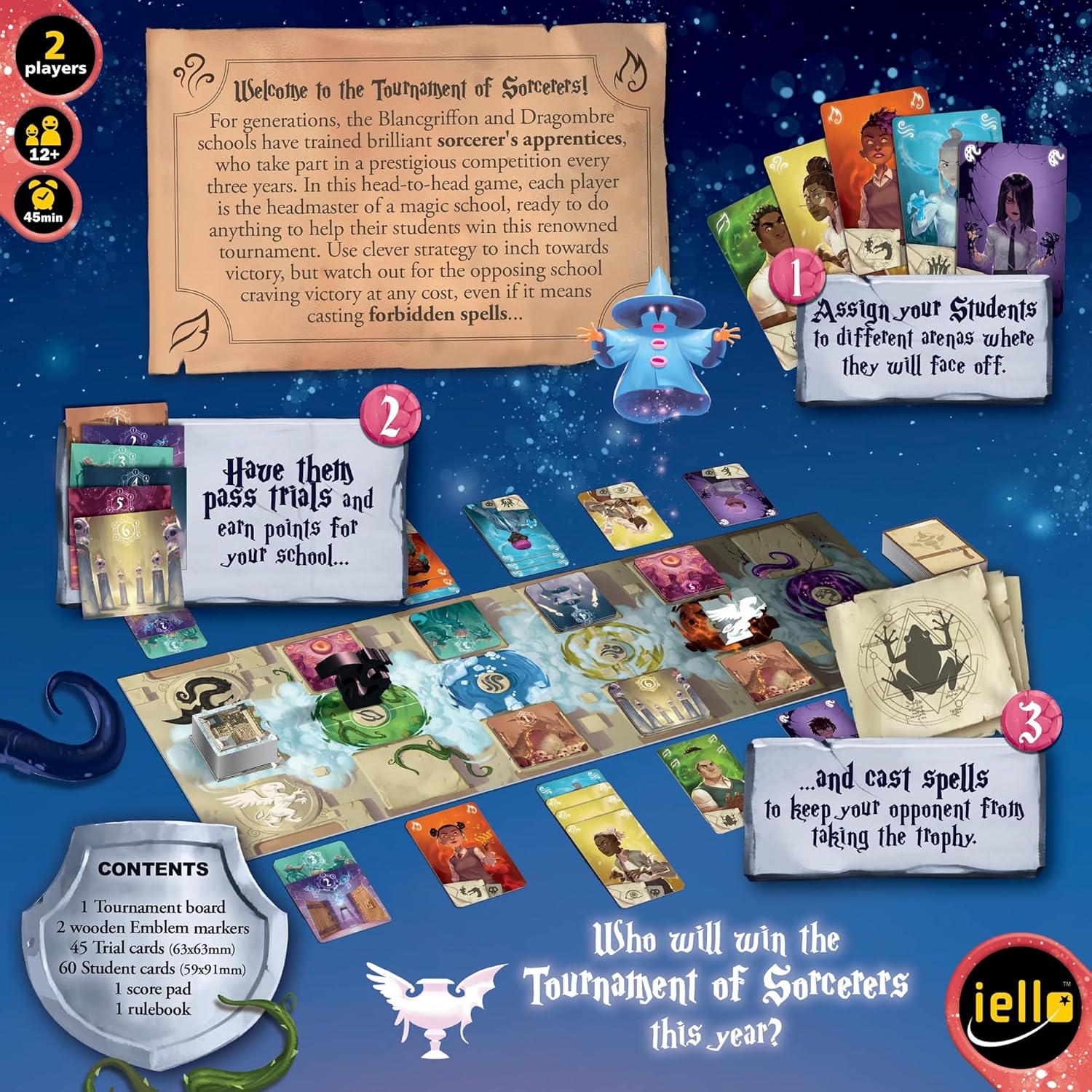 iello IEL70148 Clash of Magic Schools (englisch
